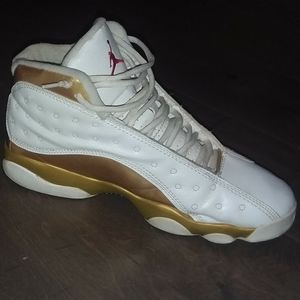 Jordan 13 Retro White and Gold